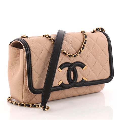 chanel filigree medium flap